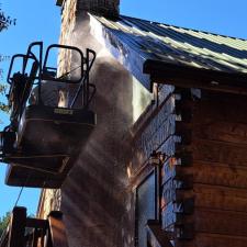 Log Home Surface Stripping And Staining In Jasper GA 29